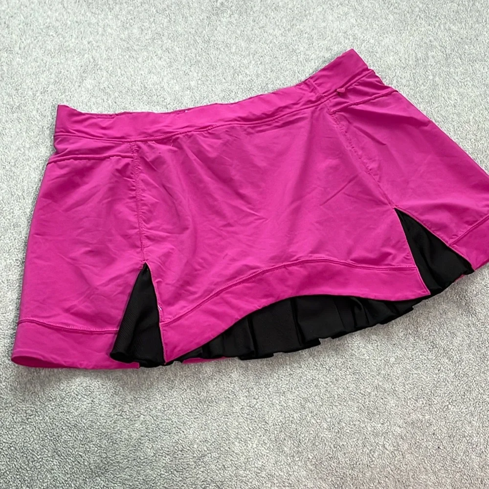 Nike Dri Fit Skorts Large Athletic Tennis Active Preppy Golf Running Academia